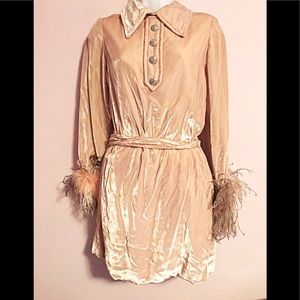 Boudoir Queen Velvet Babydoll Dress